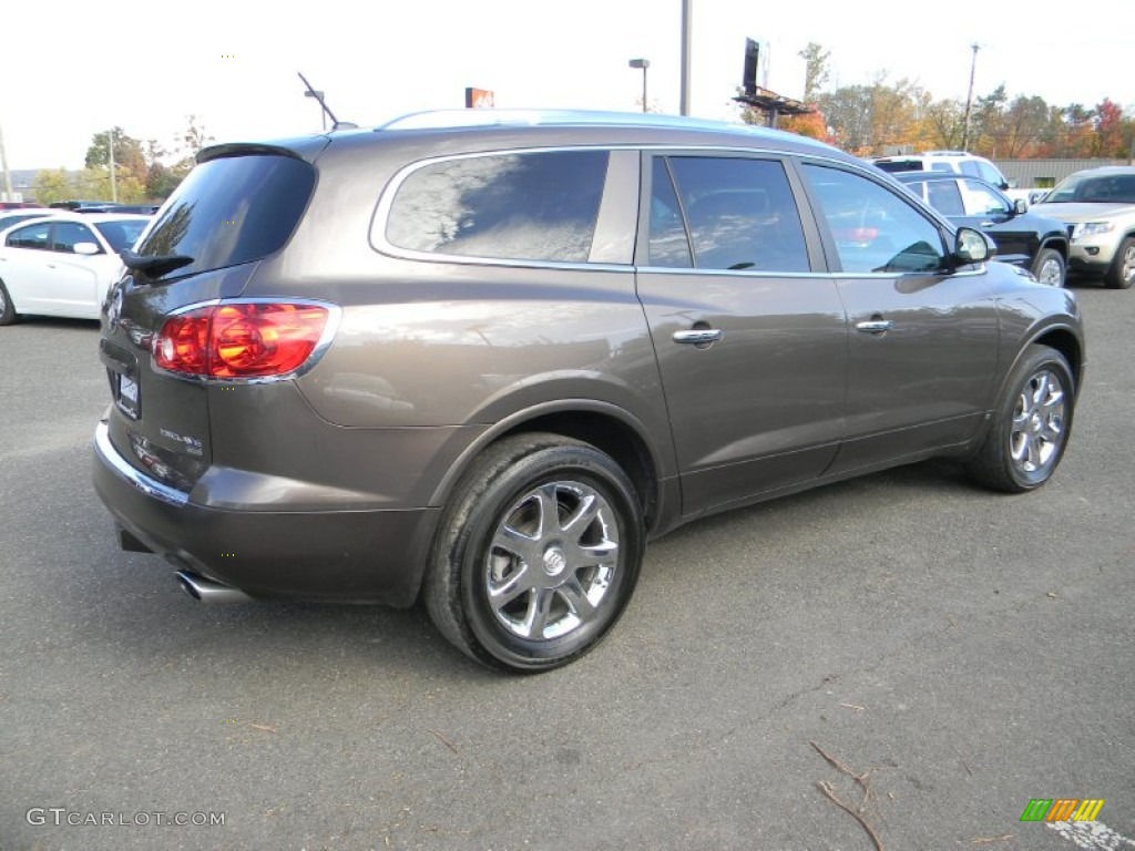 2008 Enclave CXL AWD - Cocoa Metallic / Cashmere/Cocoa photo #6