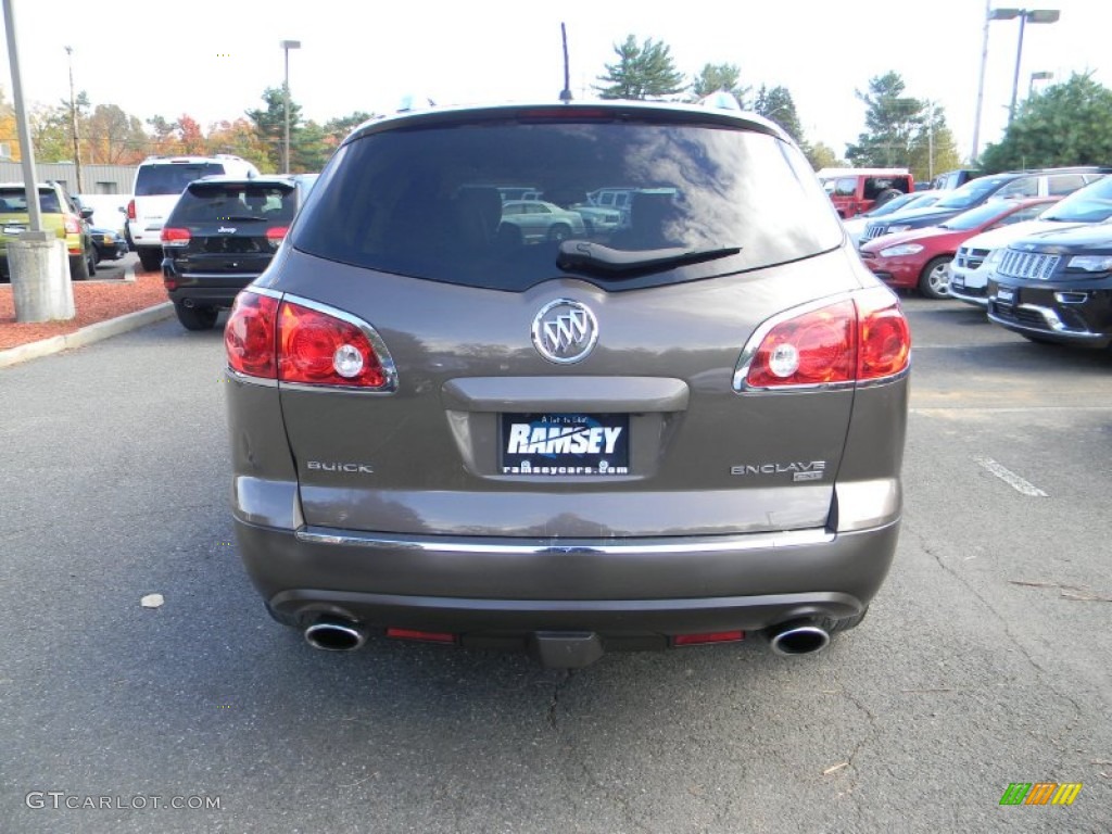 2008 Enclave CXL AWD - Cocoa Metallic / Cashmere/Cocoa photo #7