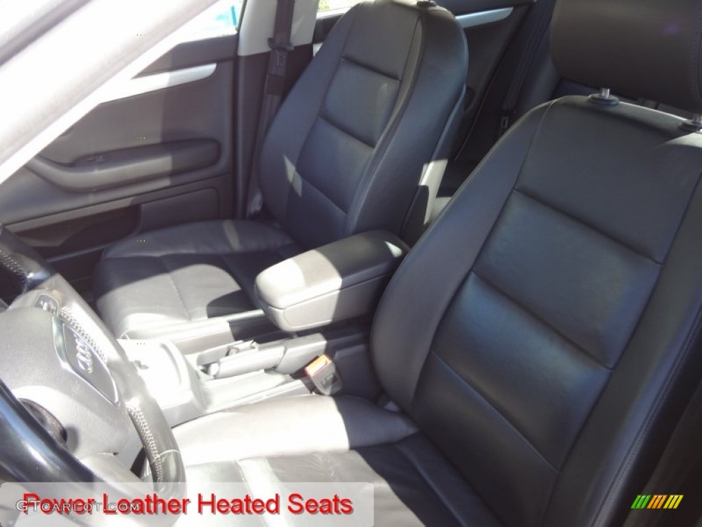 2007 A4 2.0T quattro Sedan - Dolphin Gray Metallic / Ebony photo #4