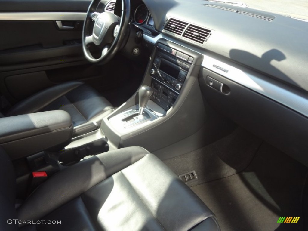 2007 A4 2.0T quattro Sedan - Dolphin Gray Metallic / Ebony photo #6