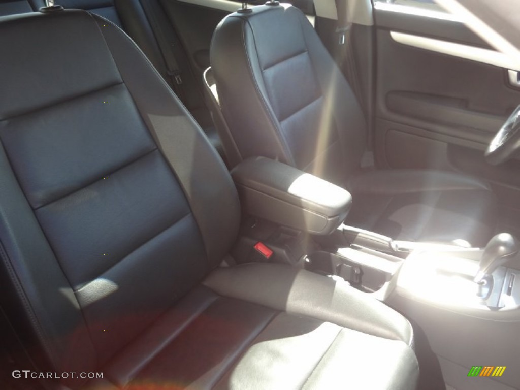 2007 A4 2.0T quattro Sedan - Dolphin Gray Metallic / Ebony photo #13