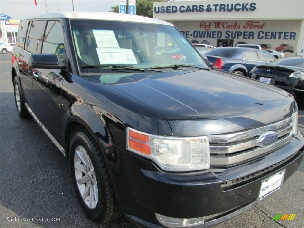 2009 Flex SEL AWD - Black / Medium Light Stone photo #1