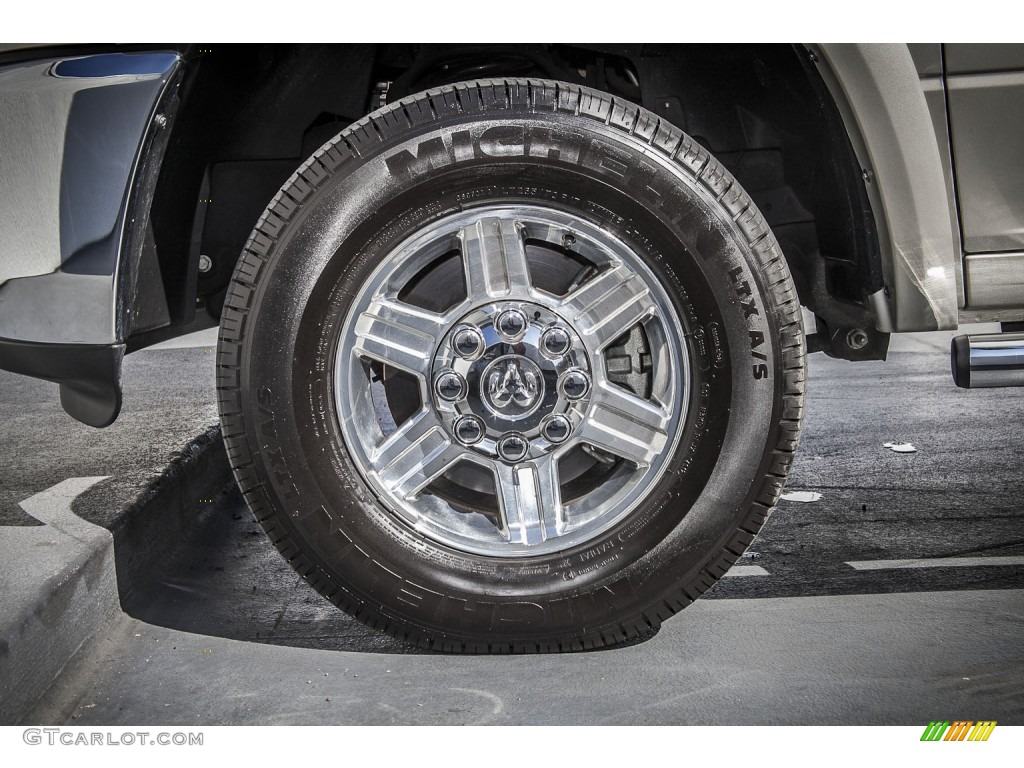 2010 Ram 3500 Laramie Crew Cab 4x4 - Bright Silver Metallic / Dark Slate/Medium Graystone photo #8