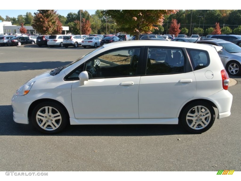 Taffeta White 2007 Honda Fit Sport Exterior Photo #87303308