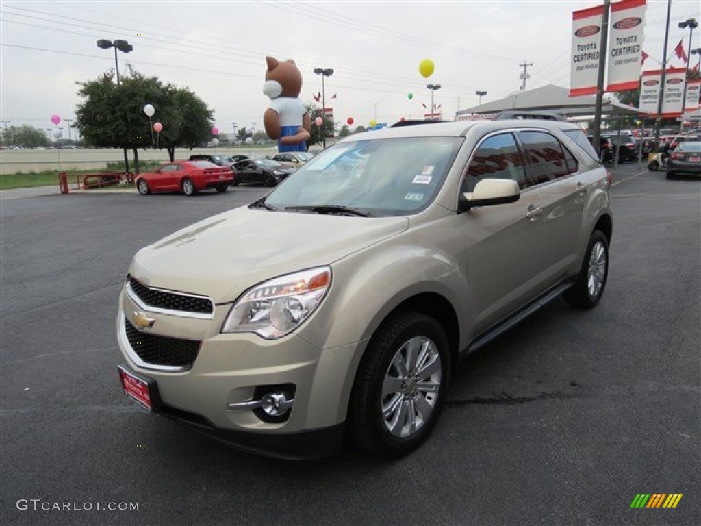 2011 Equinox LT - Gold Mist Metallic / Jet Black photo #3