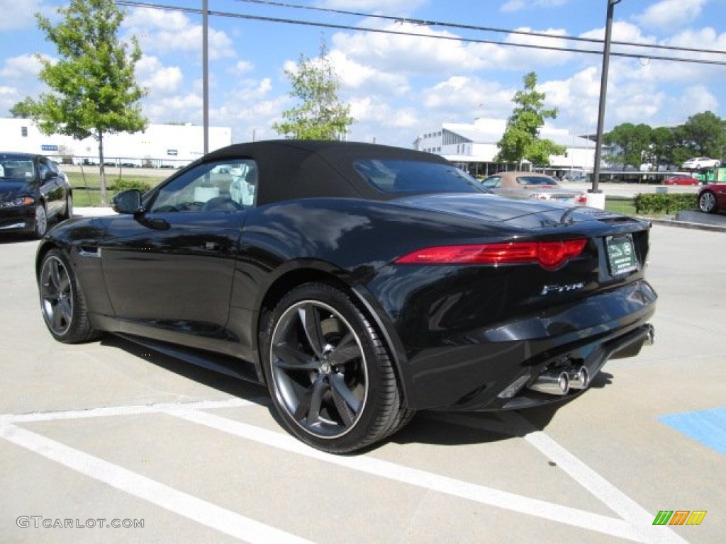 2014 F-TYPE V8 S - Ultimate Black Metallic / Camel photo #5