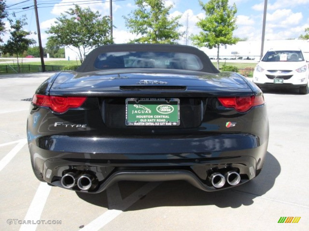 2014 F-TYPE V8 S - Ultimate Black Metallic / Camel photo #6