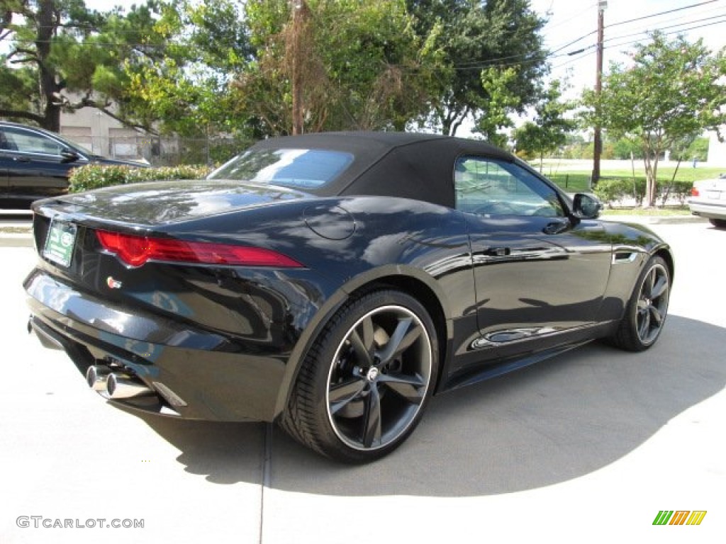 2014 F-TYPE V8 S - Ultimate Black Metallic / Camel photo #7