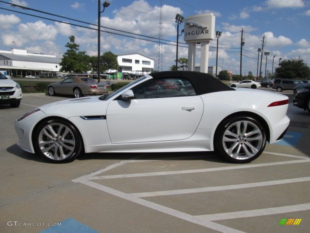 Polaris White 2014 Jaguar F-TYPE S Exterior Photo #87304902