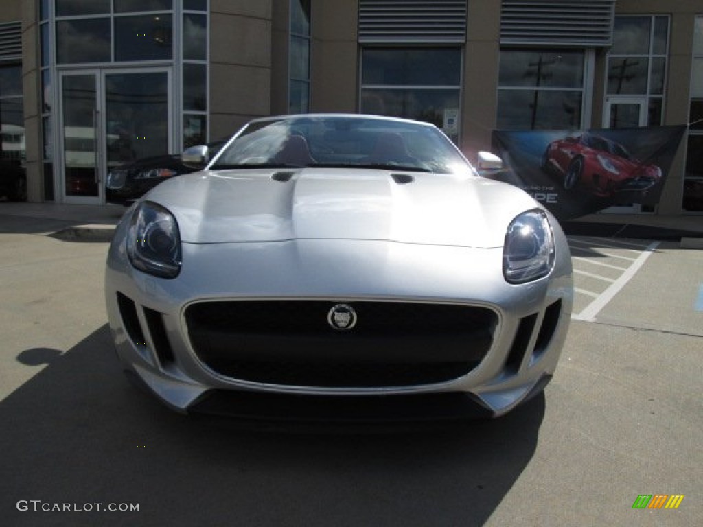 Rhodium Silver Metallic 2014 Jaguar F-TYPE Standard F-TYPE Model Exterior Photo #87305126