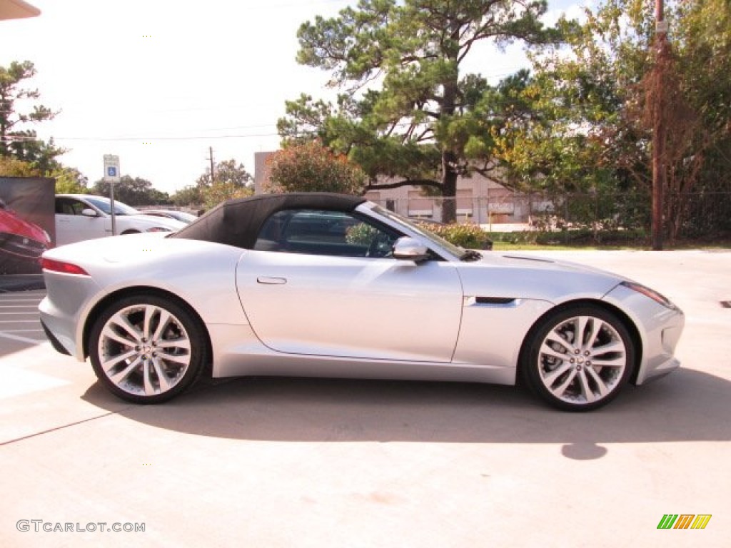 Rhodium Silver Metallic 2014 Jaguar F-TYPE Standard F-TYPE Model Exterior Photo #87305195