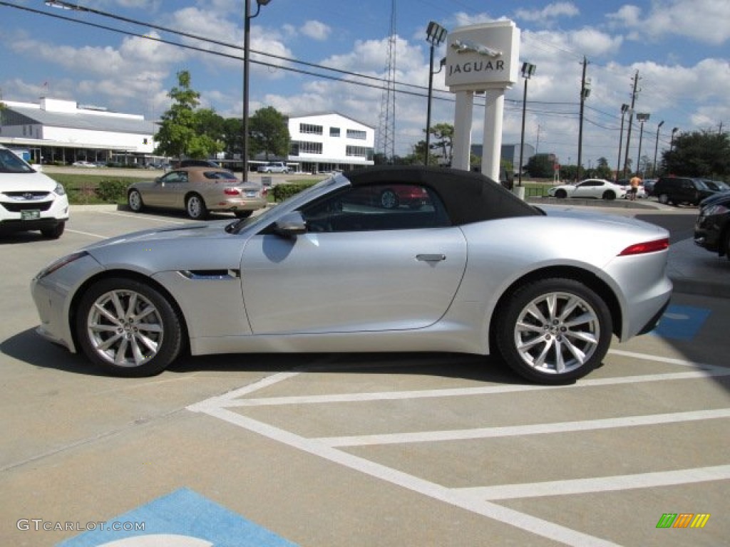 Rhodium Silver Metallic 2014 Jaguar F-TYPE Standard F-TYPE Model Exterior Photo #87305423