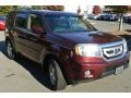 2009 Dark Cherry Pearl Honda Pilot EX 4WD  photo #2