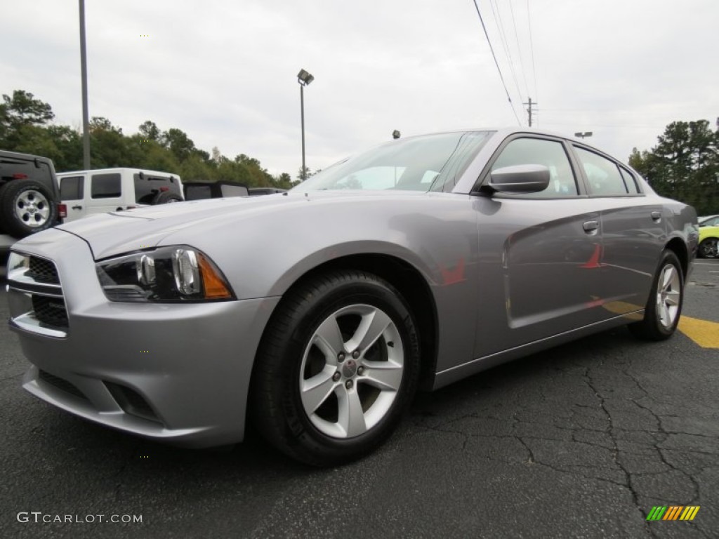 2013 Charger SE - Billet Silver / Black photo #3