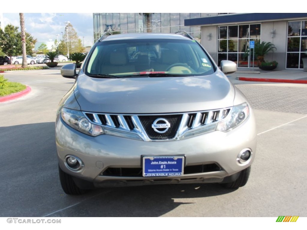 2009 Murano SL AWD - Platinum Graphite Metallic / Beige photo #3