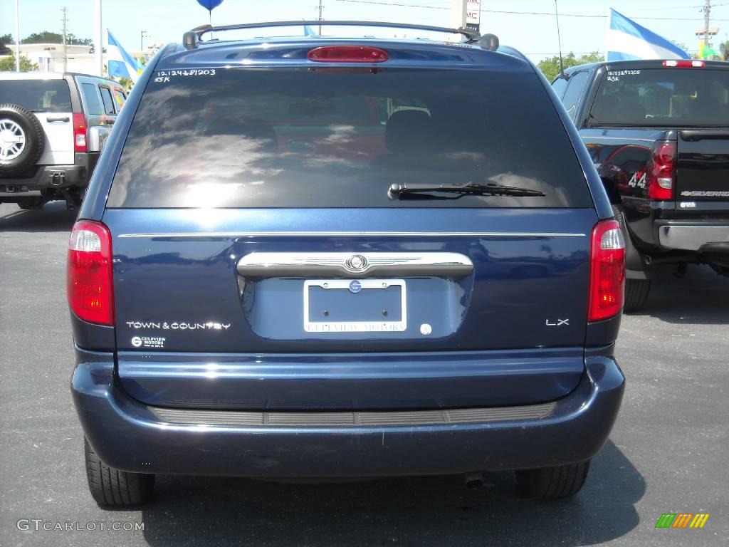 2003 Town & Country LX - Midnight Blue Pearl / Taupe photo #4
