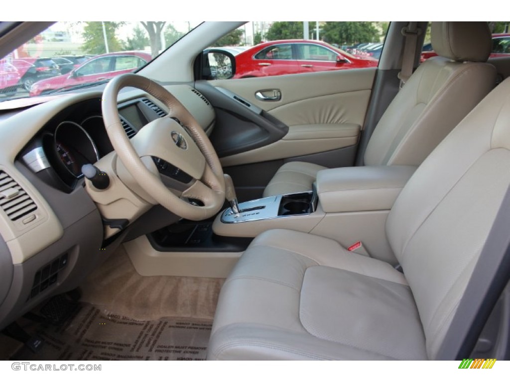 2009 Murano SL AWD - Platinum Graphite Metallic / Beige photo #10