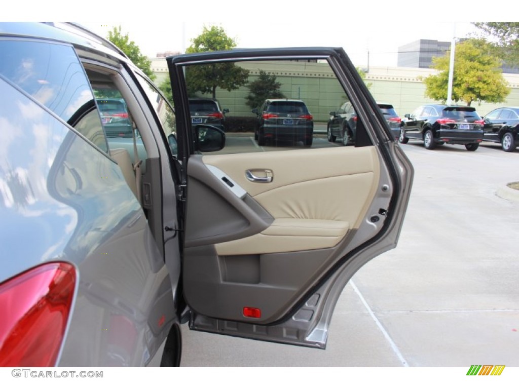 2009 Murano SL AWD - Platinum Graphite Metallic / Beige photo #13