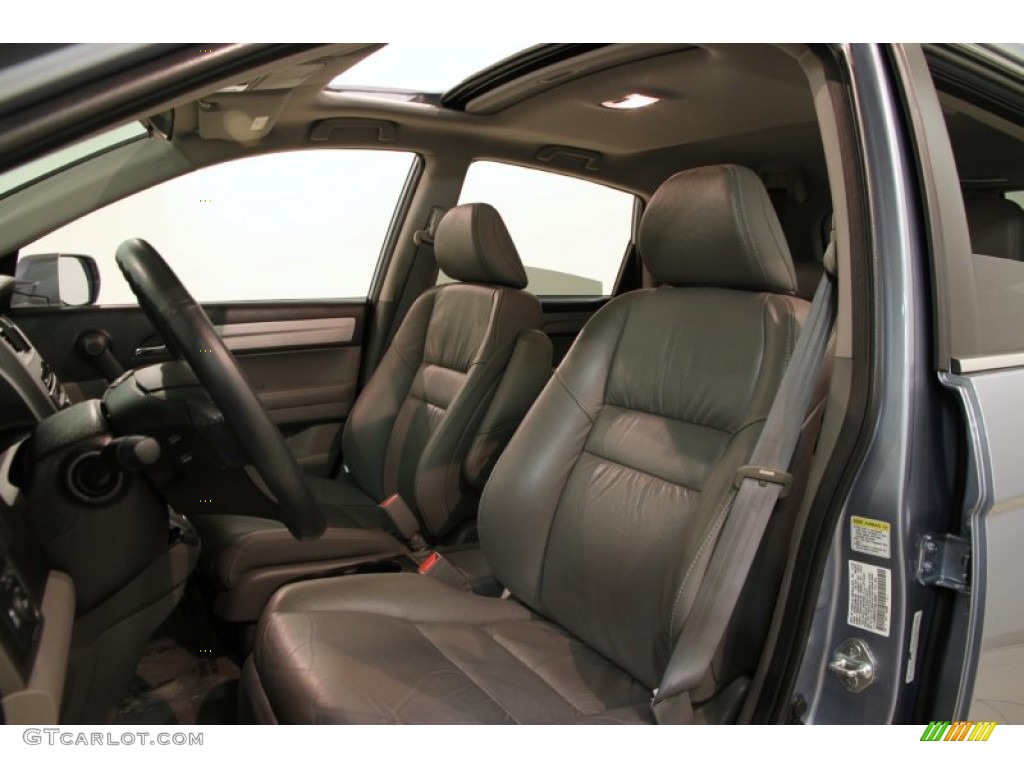 2011 CR-V EX-L 4WD - Glacier Blue Metallic / Gray photo #5