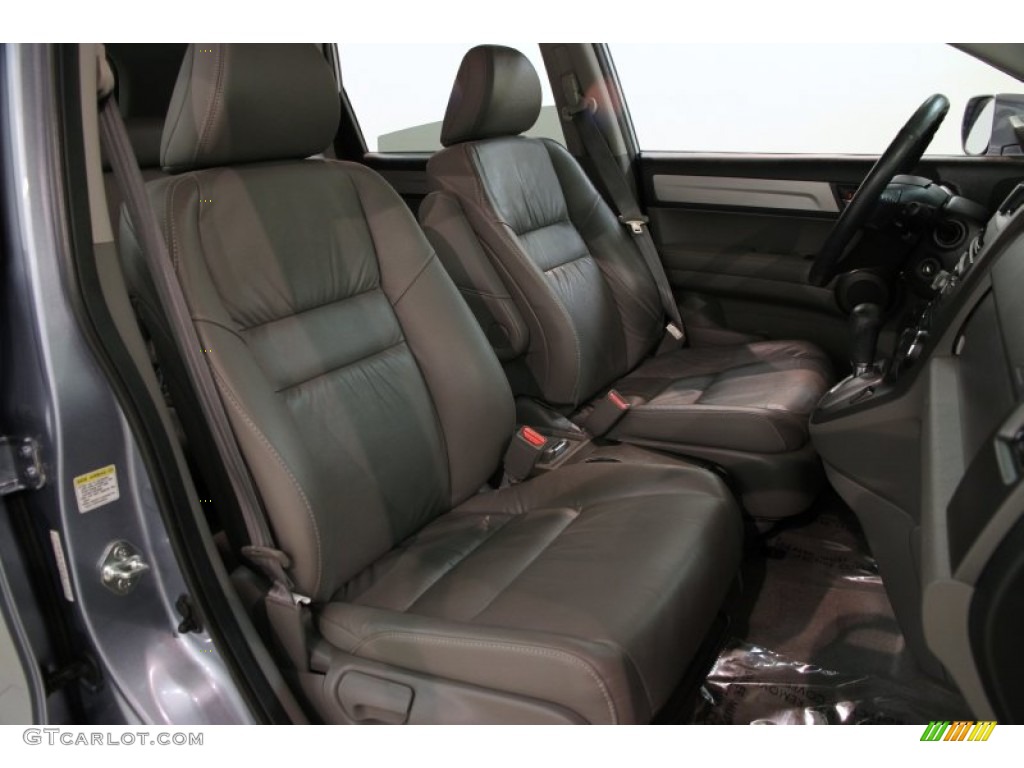 2011 CR-V EX-L 4WD - Glacier Blue Metallic / Gray photo #11