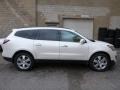 2014 White Diamond Tricoat Chevrolet Traverse LTZ AWD  photo #2