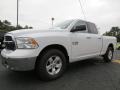 2013 Bright White Ram 1500 SLT Quad Cab  photo #3