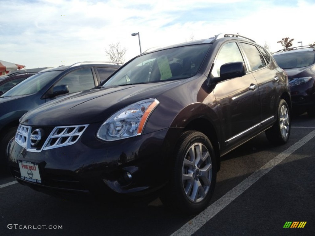 2013 Rogue SV AWD - Black Amethyst / Black photo #1