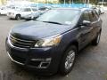 2014 Atlantis Blue Metallic Chevrolet Traverse LT AWD  photo #7