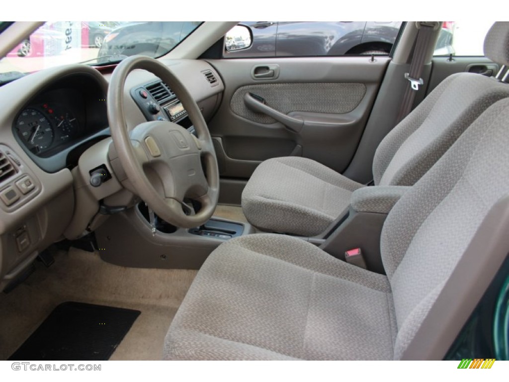 2000 Honda Civic LX Sedan Front Seat Photo #87311773