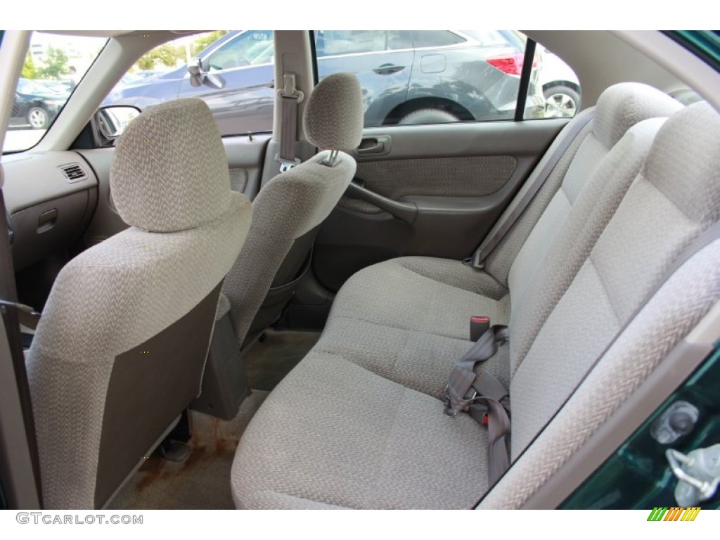 2000 Honda Civic LX Sedan Rear Seat Photo #87311812