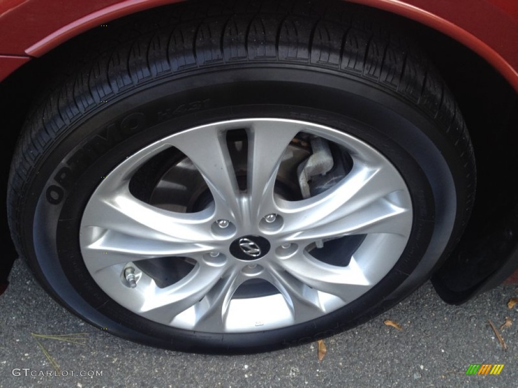 2011 Sonata Limited - Venetian Red / Camel photo #3