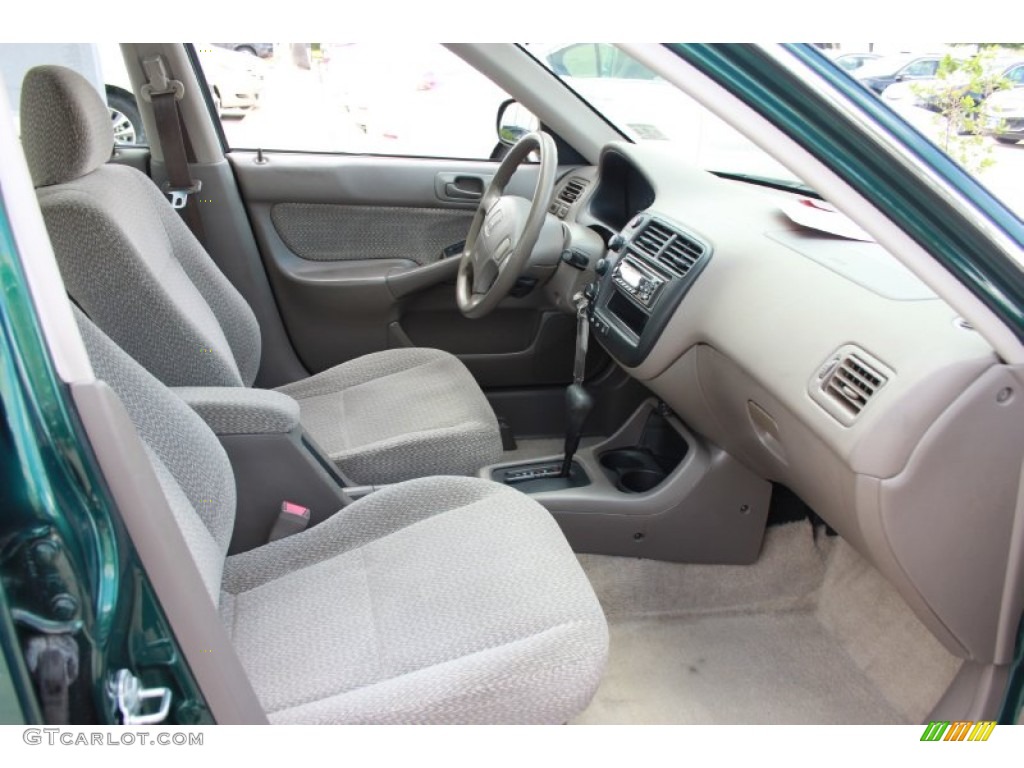 Beige Interior 2000 Honda Civic LX Sedan Photo #87311911