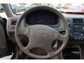 Beige 2000 Honda Civic LX Sedan Steering Wheel