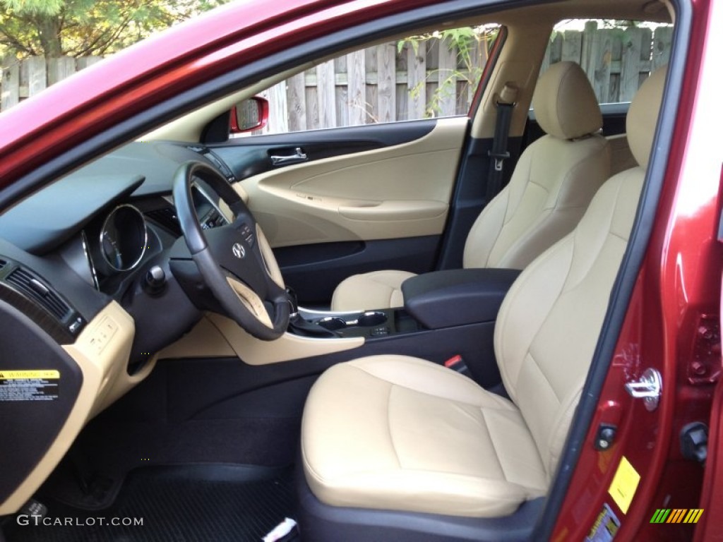 2011 Sonata Limited - Venetian Red / Camel photo #11