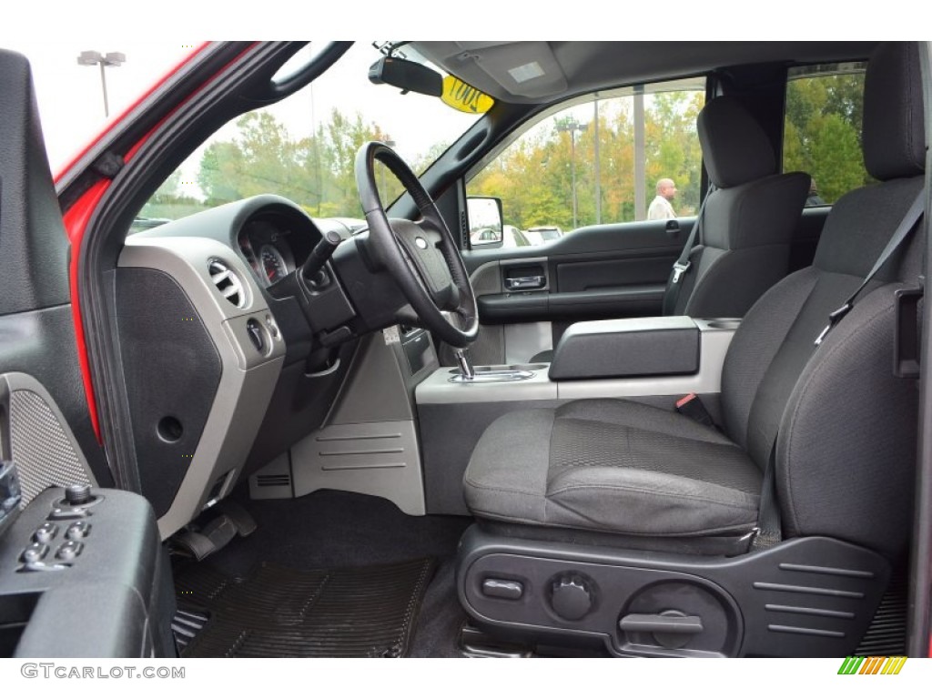 2007 F150 FX4 SuperCab 4x4 - Bright Red / Black/Medium Flint photo #9