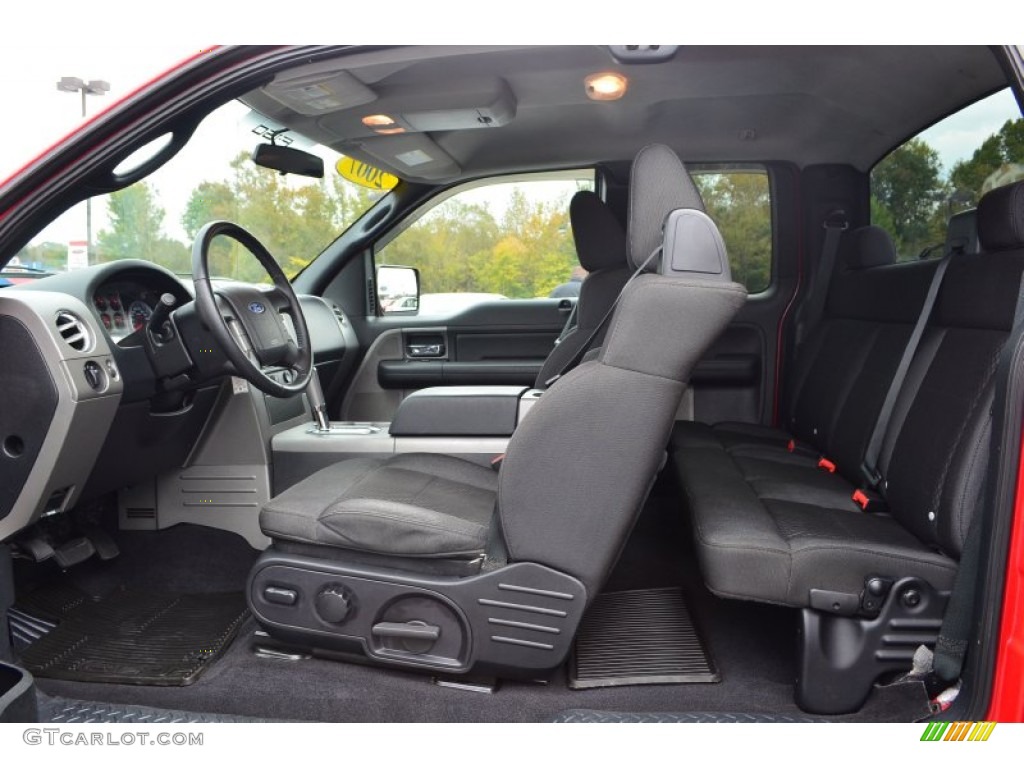2007 F150 FX4 SuperCab 4x4 - Bright Red / Black/Medium Flint photo #11