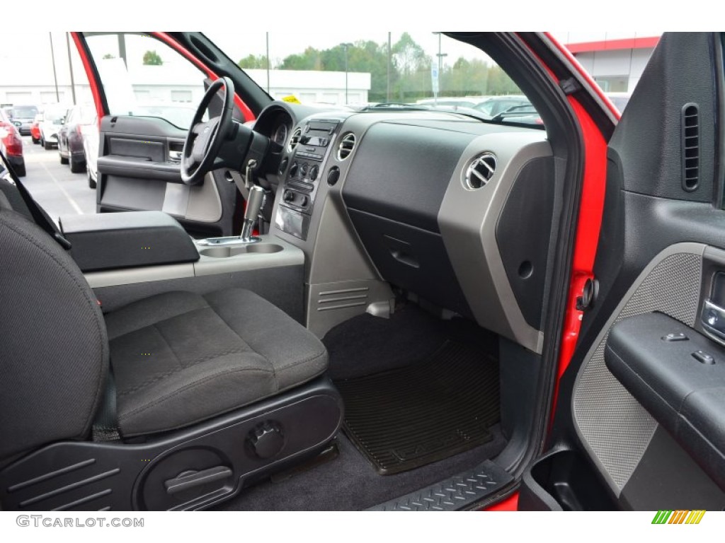 2007 F150 FX4 SuperCab 4x4 - Bright Red / Black/Medium Flint photo #13