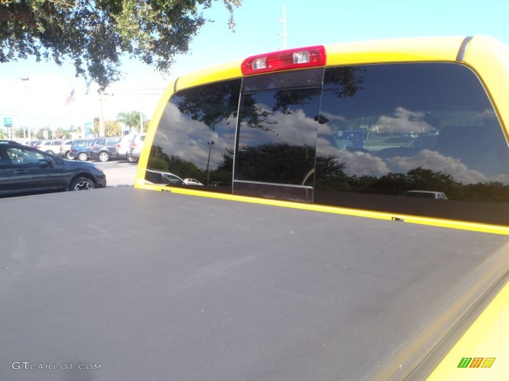 2008 Ram 1500 Big Horn Edition Quad Cab - Detonator Yellow / Medium Slate Gray photo #7