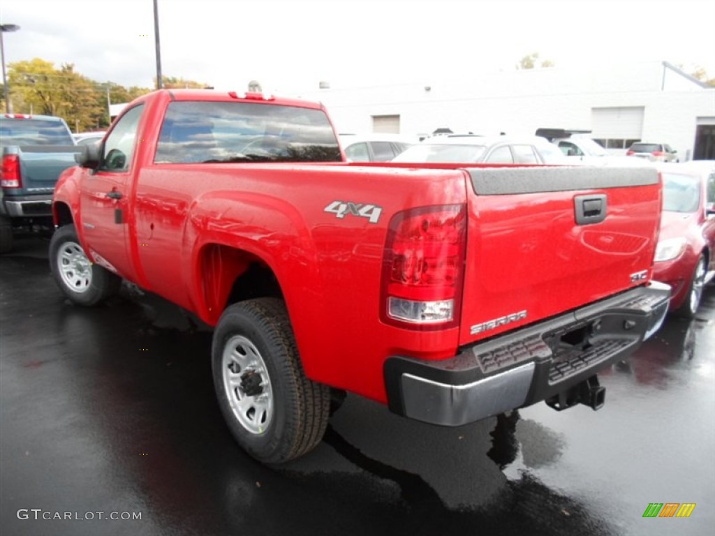 Fire Red 2014 GMC Sierra 2500HD Regular Cab 4x4 Exterior Photo #87313220