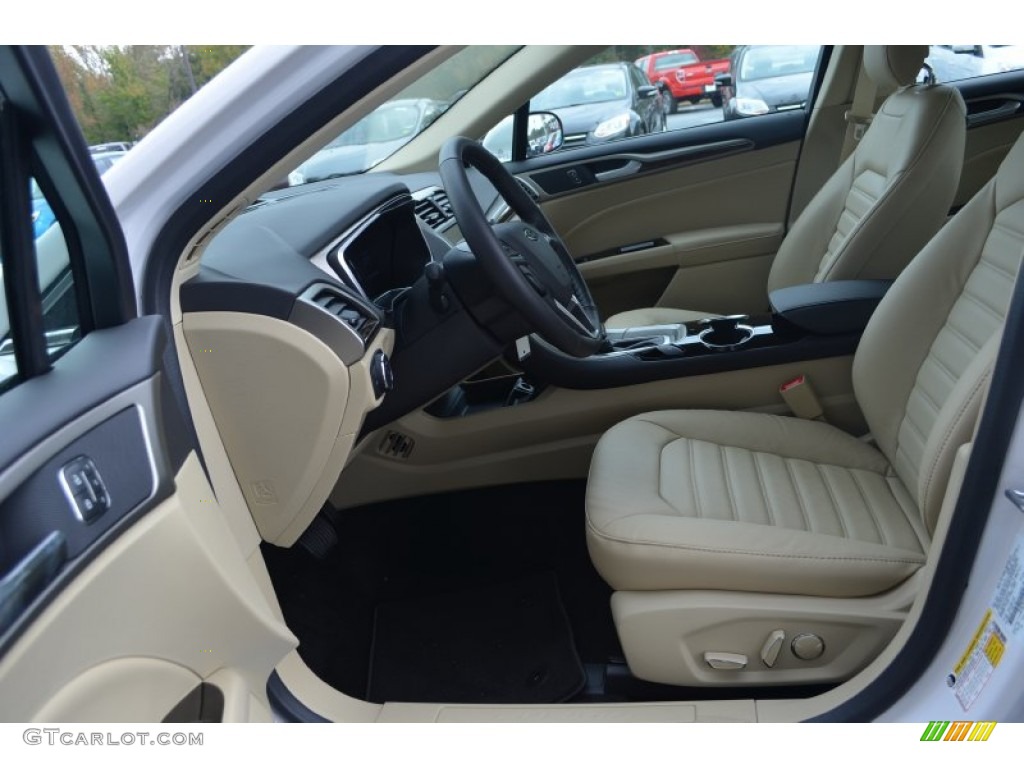 Dune Interior 2014 Ford Fusion Hybrid SE Photo #87314130