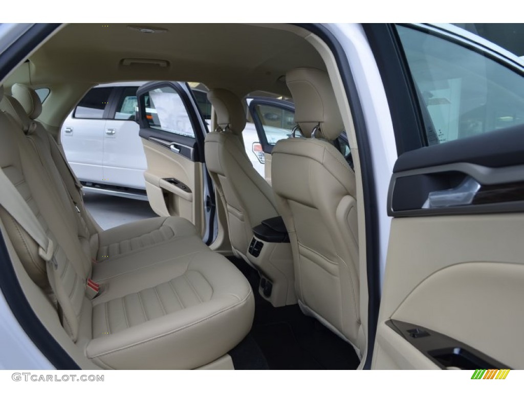 2014 Ford Fusion Hybrid SE Rear Seat Photo #87314203
