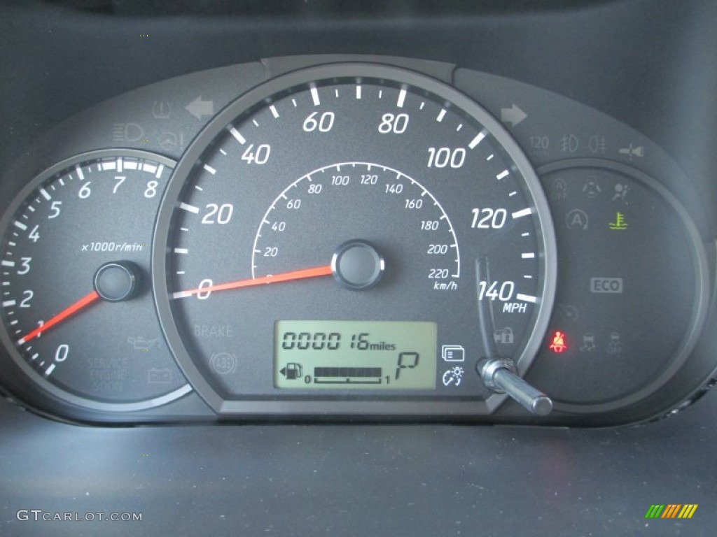 2014 Mitsubishi Mirage ES Gauges Photos