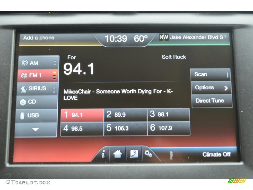 2014 Ford Fusion Hybrid SE Audio System Photos