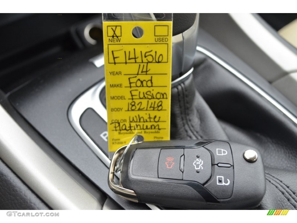 2014 Fusion Hybrid SE - White Platinum / Dune photo #37