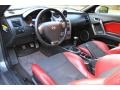 2007 Hyundai Tiburon Black/Red Interior Interior Photo