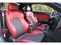 2007 Hyundai Tiburon Black/Red Interior Front Seat Photo