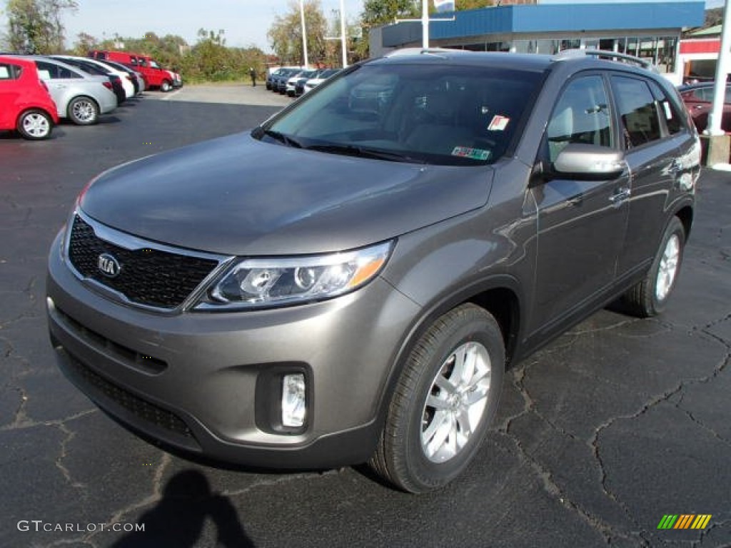 Titanium Silver 2014 Kia Sorento LX Exterior Photo #87316786