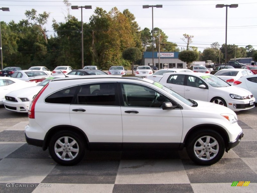 2009 CR-V EX 4WD - Taffeta White / Gray photo #3