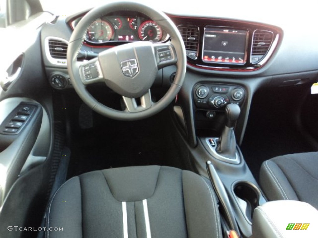 2014 Dodge Dart SXT Black/Light Tungsten Dashboard Photo #87317668