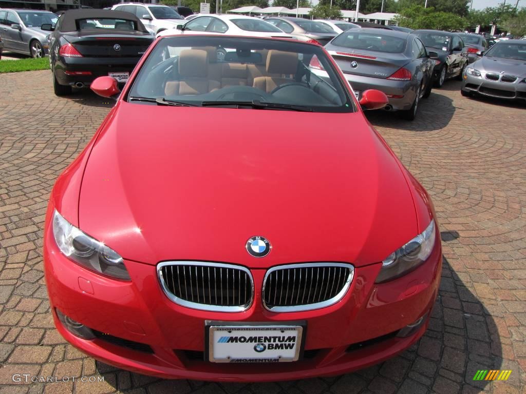 2008 3 Series 328i Convertible - Crimson Red / Saddle Brown/Black photo #16